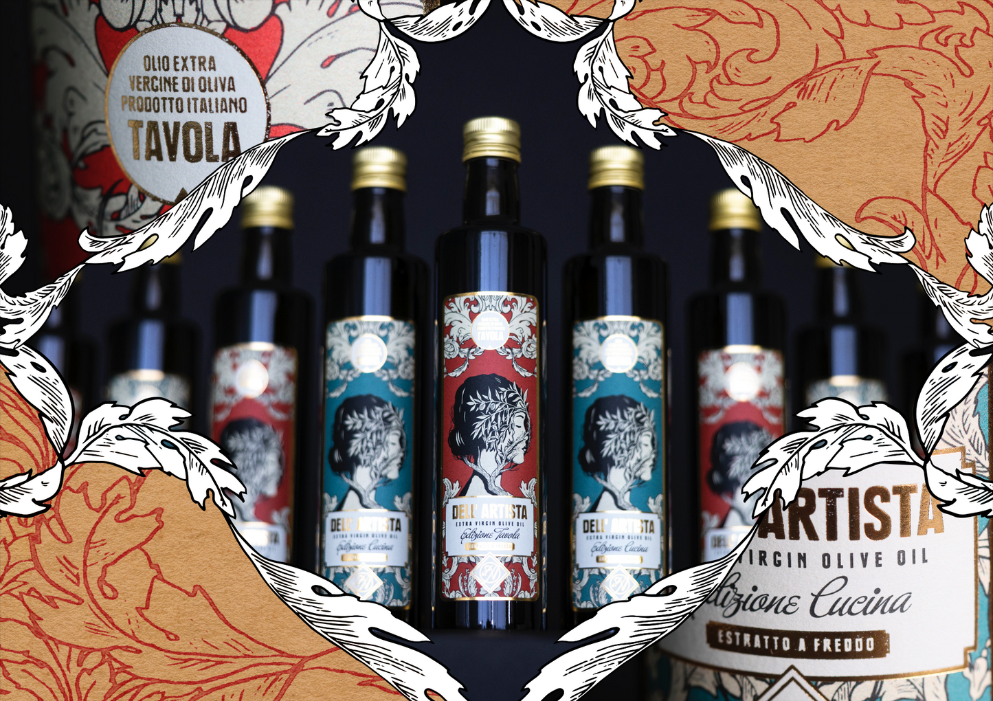 Dell'Artista kit - Olivolja och vinäger