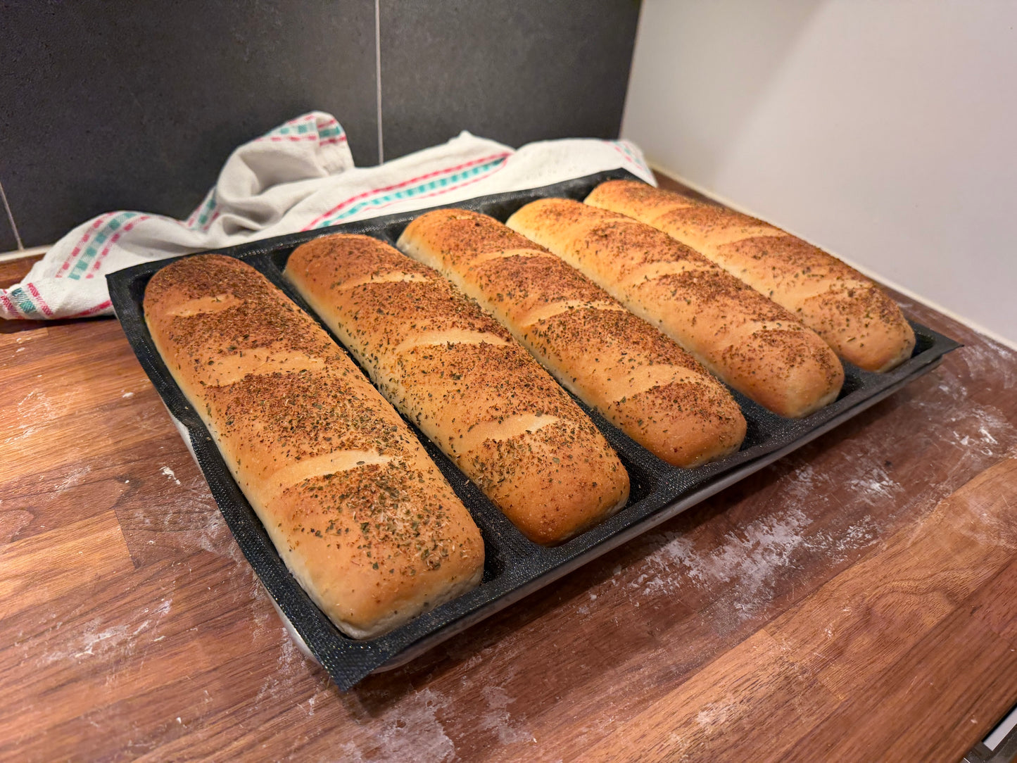 Baguetteform i silikon