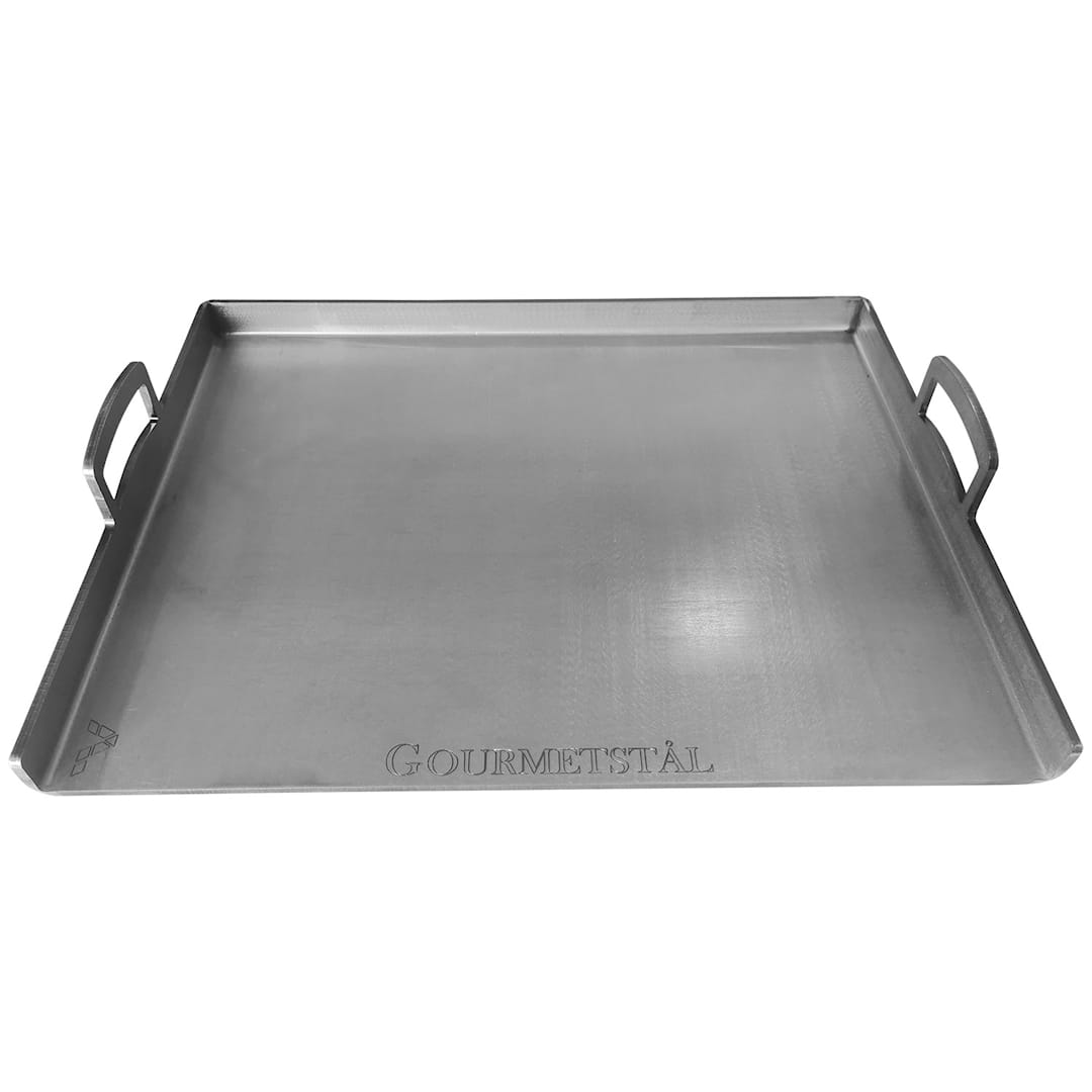 Gourmetstål stekbord XL med handtag - 53 x 42 cm